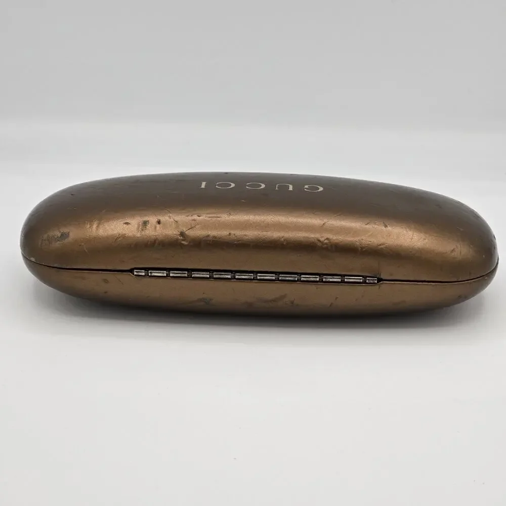 Vintage Gucci Glasses Case W/ Velvet Interior (No Glasses Included) Used